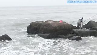 Первая морская рыбалка у Хочама и обед из улова