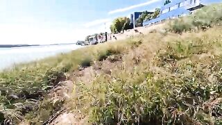 Короткая рыбалка в старом порту Галаца на Дунае