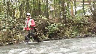 Осенняя форелевая река Тырнава-Маре у Зетя