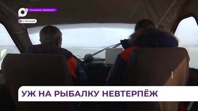 Рыбаки на первом льду бухты Новик у острова Русский: старый репортаж о зимней рыбалке