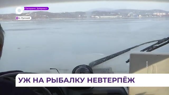 Рыбаки на первом льду бухты Новик у острова Русский: старый репортаж о зимней рыбалке