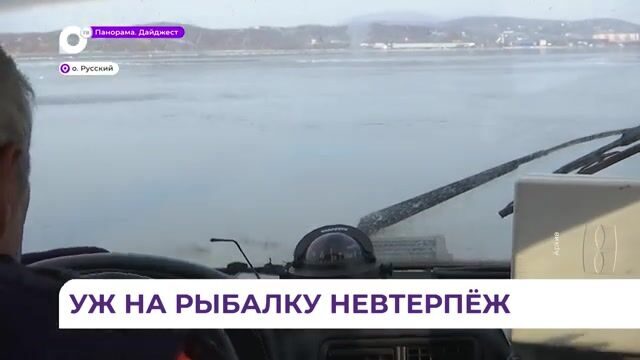 Рыбаки на первом льду бухты Новик у острова Русский: старый репортаж о зимней рыбалке