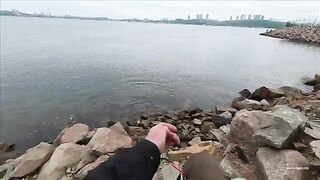 Русский остров: первая рыбалка под мостом и три скумбрии на пилькер
