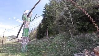 Три форели и много хариуса на реке Молдова в Румынии