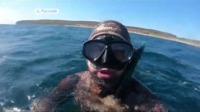 Подводная охота на острове Русский: соревнования на терпуга и морского окуня в бухте Хлестова