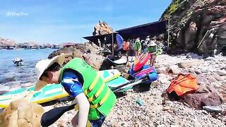 Остров Хонсео у Куинёна: рыбалка, купание и обед на берегу
