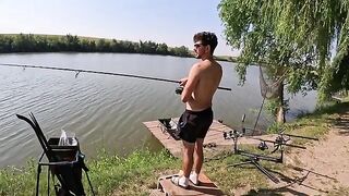 Последняя ночь карпового турнира в Румынии