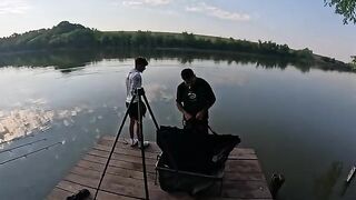Последняя ночь карпового турнира в Румынии