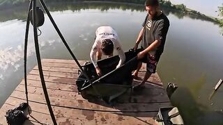Последняя ночь карпового турнира в Румынии