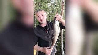 День рождения на Онеге: судак, коптильня и походная баня