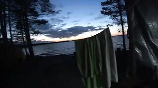 День рождения на Онеге: судак, коптильня и походная баня