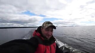 День рождения на Онеге: судак, коптильня и походная баня