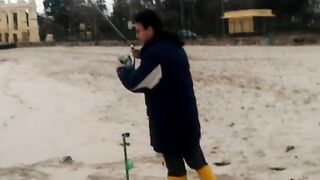 Первый выход сезона на пляж Монделло у Палермо