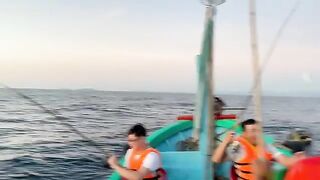 Ранний выход из Куинёна: сначала макрель, потом ловля на креветку