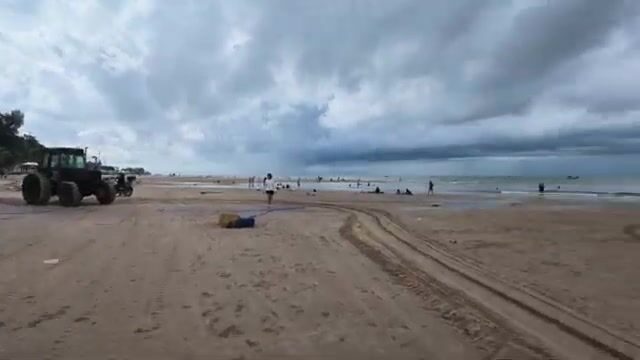 Рыбацкая деревня Лонгхай во Вьетнаме: дорога по пляжу и разбор свежего улова у моря