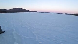 Кочегарка на Русском острове: лунки, палатка и первая навага