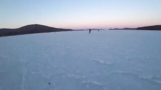 Кочегарка на Русском острове: лунки, палатка и первая навага