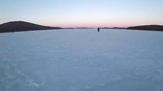 Кочегарка на Русском острове: лунки, палатка и первая навага