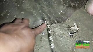 Ночная сеть и поиск морских обитателей у Хочама