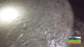 Ночная сеть и поиск морских обитателей у Хочама
