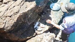 Утро на мысе Йен у Куинёна: рыба для обеда и длинный день на камнях