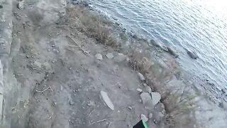 С новым спиннингом к мысу Тобизина на острове Русский