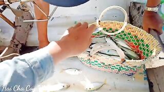 Утро рыбаков в Зыонгдонге на Фукуоке: лодки, сеть и свежая рыба