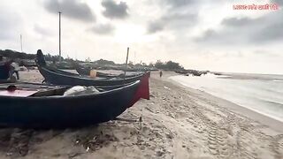 Утро в Хочаме: возвращение лодок и необычная находка в сети