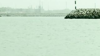 Утро на Каспии в Махачкале: вобла, подлещик и бычки у городского берега