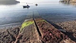 С отцом на остров Русский: камбала с лодки и сорвавшаяся треска