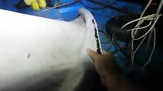 Ночной выход рыбаков Лонгхая: сеть, ветер и возвращение к берегу