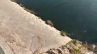 Рыбалка у городской воды в Осаке: спиннинг и возвращение рыбы