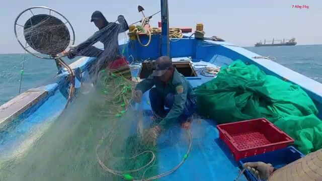 Пять дней в море у Лонгхая: рыбаки ставят сети по течению и возвращаются в родной порт