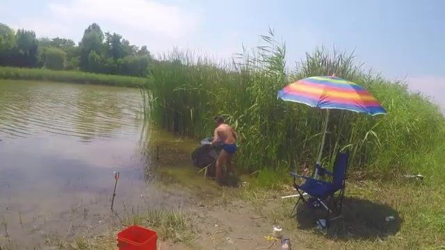 Сутки на озере Комана Маре в Румынии: караси, прикормка и сильная жара