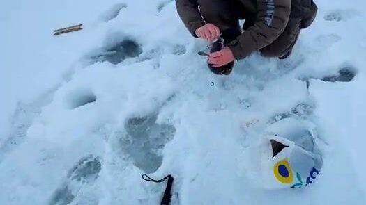 Зимняя рыбалка на налима в Онежском заливе Белого моря: корюшка на джиге и ночевка на льду