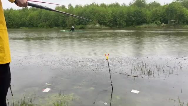 Карась под дождем на реке Капарчина в Поти: непростой берег и хороший улов