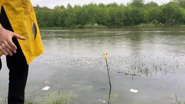 Карась под дождем на реке Капарчина в Поти: непростой берег и хороший улов