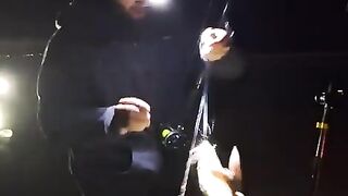 Ночная рыбалка на пляже Лас-Тоскас в Уругвае: переезд по берегу и почти 30 рыб