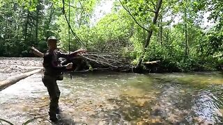 За июньским хариусом с ночевкой на таежной реке Приморья и спуском от размытой лесной дороги