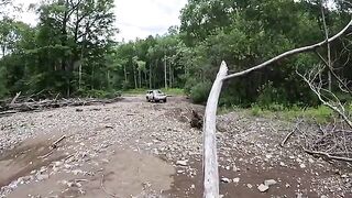 За июньским хариусом с ночевкой на таежной реке Приморья и спуском от размытой лесной дороги