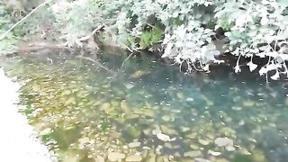 Шуточная рыбалка на реке Кудепста в Сочи: самодельные удочки и необычная наживка из бутерброда