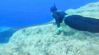 Первое знакомство с подводной охотой на Гозо возле Мальты с Люком и поиском пелагической рыбы