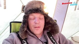 Подледная навага и корюшка в Унской губе с поездкой на снегоходе и возвращением до ухода воды