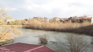На берегу Марицы в Пловдиве с местными рыбаками и опарышем для ловли на городской реке