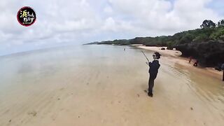 Семейная рыбалка с сестрами на Исигаки: соревнование у воды и рыба на сливочном масле