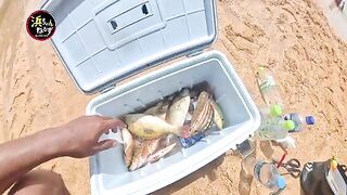 Семейная рыбалка с сестрами на Исигаки: соревнование у воды и рыба на сливочном масле