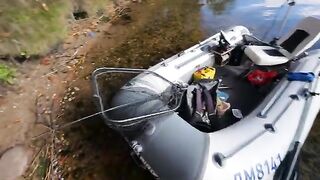 Первый выход с эхолотом на Минское море в поисках сома и хищника до вечернего троллинга