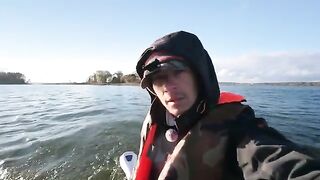 Первый выход с эхолотом на Минское море в поисках сома и хищника до вечернего троллинга