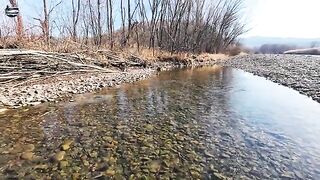 Ноябрьский хариус на Уссури в Приморье при морозе минус тринадцать и ловле на разные мушки