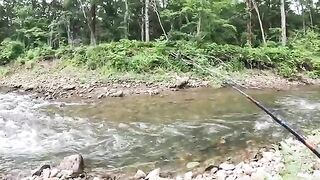 Три июльских дня за хариусом и ленком на горной реке Приморья после размыва таежной дороги